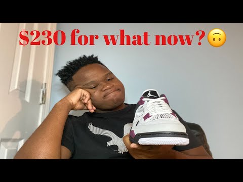 Jordan 4 Paris Saint Germain UNBOXING *I think I wasted money 😅*