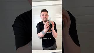 Stainless steel trowel-rule with aluminum handle STARTUL PROFI (ST1025)