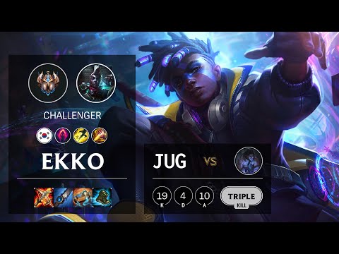 Ekko Jungle vs Sylas - KR Challenger Patch 10.16