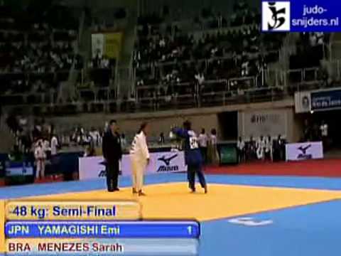 Judo 2009 Rio de Janeiro: Yamagishi (JPN) - Menezes (BRA) [-48kg].