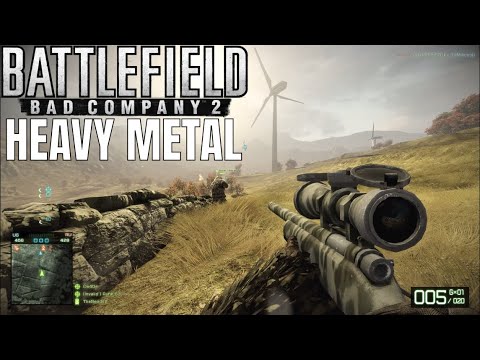Battlefield: Bad Company 2 Multiplayer Sniping on Heavy Metal