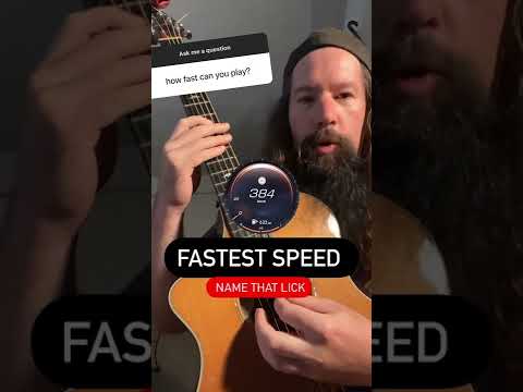 My FASTEST guitar speed 🎸