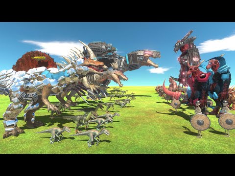 Spinosaurus of Evolution VS Kozarog The Demon of Evolution - Animal Revolt Battle Simulator