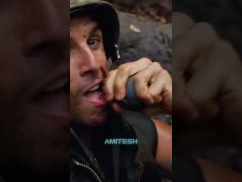 Можно ли вырвать чеку зубами? #амитеш #физика #кино