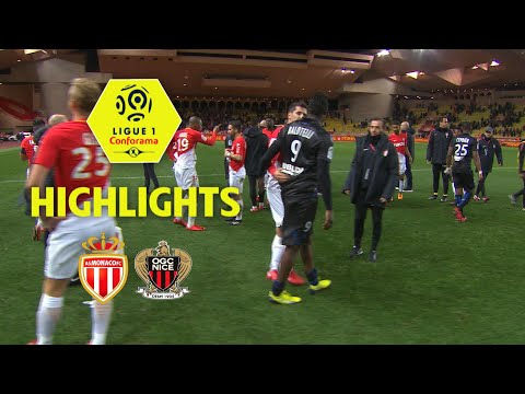AS Monaco - OGC Nice (2-2) - Highlights - (ASM - OGCN) / 2017-18