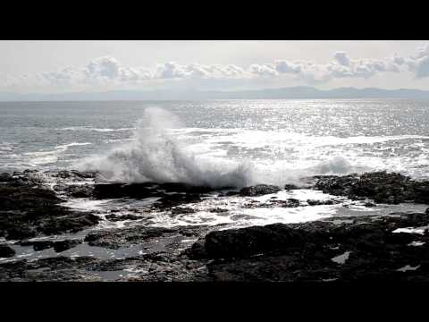 Slow Motion Wave Crashing on rocks | Totally FREE HD Stock Footage