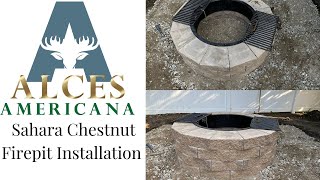 Transform Your Space: Cambridge Round Fire Pit Installation