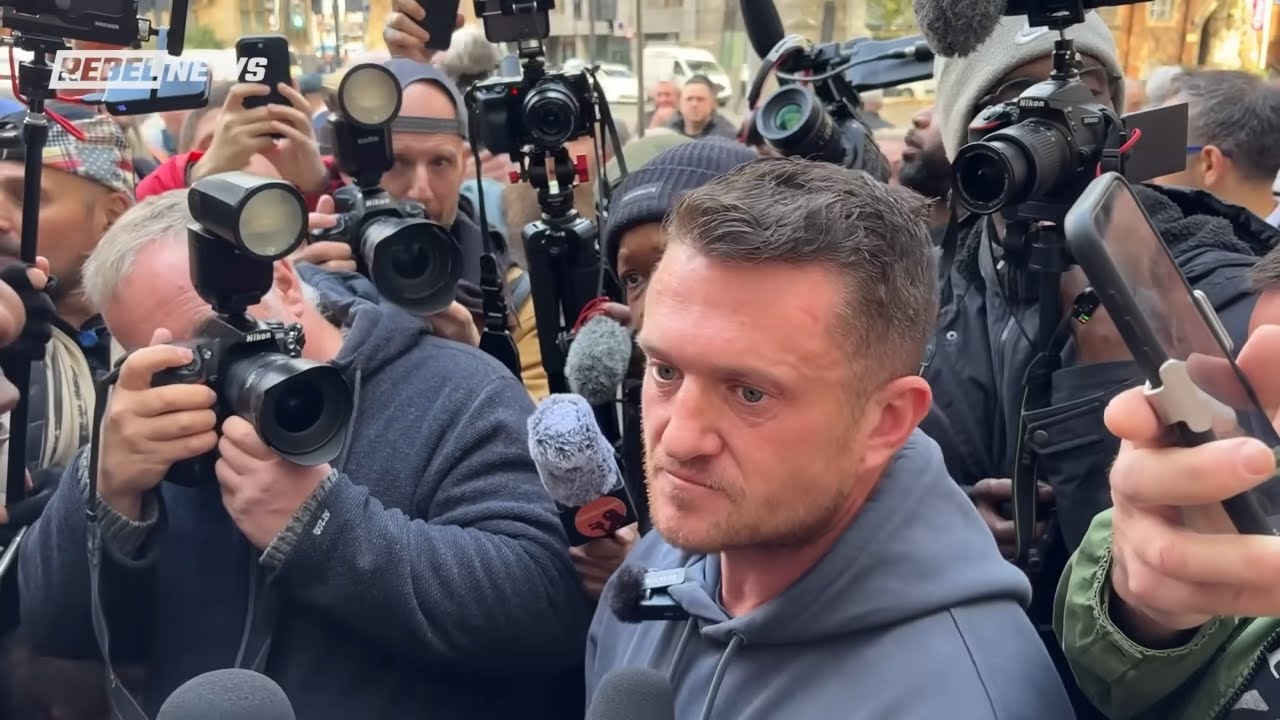 RAW: Tommy Robinson speaks out after acquittal of charges under Terrorism Act