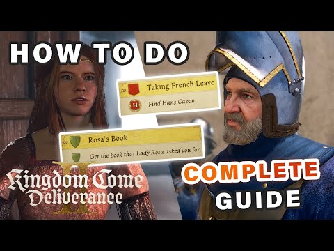 How to Find Lady Rosa's Book & Hans Capon | "Taking French Leave" Quest ► Kingdom Come Deliverance 2