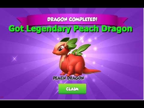Got Legendary Peach Dragon-Dragon Mania legends | The Origin of Plants Event | DML