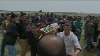 16 palestinos muertos y más de 1.400 heridos en Gaza