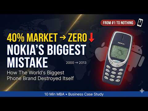 Nokia: From 40% Market Share to Almost Disappearing