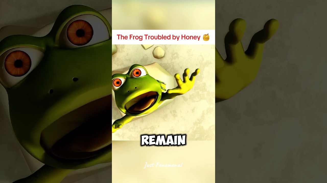 The Frog Troubled by Honey 🍯 #shorts #cartoon