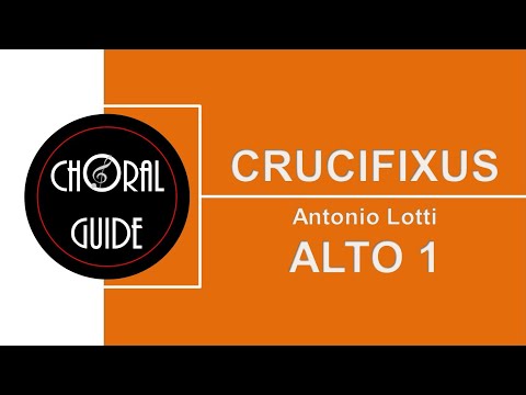 Crucifixus - ALTO 1 | A Lotti