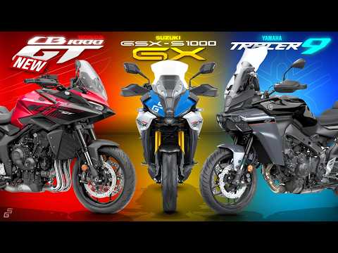 NEW Honda CB1000GT vs Suzuki GSX-S1000 GX vs Yamaha Tracer 9 ┃ The Ultimate Sport Tourer!