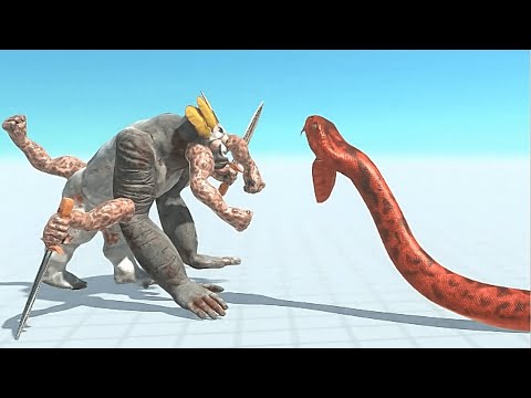Monkeyman VS All Units - Animal Revolt Battle Simulator