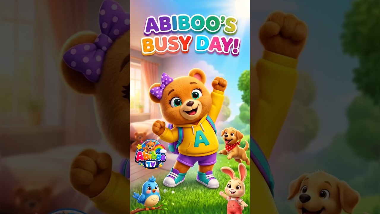 Wake Up, Brush, Eat & Play🎶 🌞! Daily Routine Song for Toddlers..