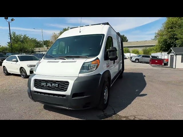 2021 RAM PROMASTER CARGO VAN CARGO V6, VVT, 3.6 LITER 2500 HIGH ROOF VAN 3D