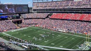 MY 1st EVER Visit to Gillette Stadium Vlog - Patriots CRUSH Carolina 42-13 - Lots of Game Play
