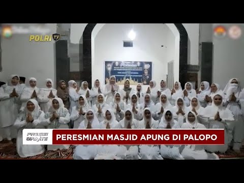 PRESISI UPDATE : PERESMIAN MASJID APUNG DI PALOPO 03/07/2024 10.00