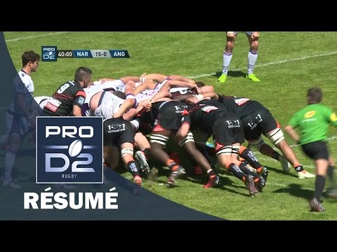 PRO D2 - Résumé Narbonne-Angoulême: 43-14 - J30 - Saison 2016/2017