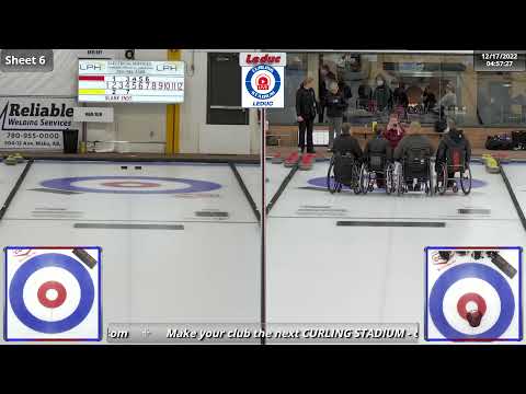 Benevides/Reynen vs. Hamilton/Bender - C-FINAL - Leduc Mixed Doubles Wheelchair Curling Event