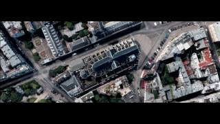 Saint Etienne du Mont Vue du ciel