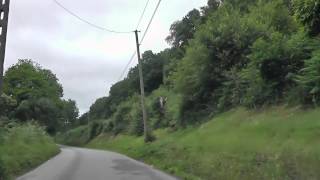 preview picture of video 'Driving Between Carhaix-Plouguer, Finistère & Treffrin, Côtes-d'Armor, Brittany, France'