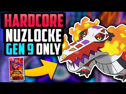 CAN I BEAT A POKÉMON SCARLET HARDCORE NUZLOCKE WITH ONLY NEW POKÉMON!? (Pokémon Challenge)