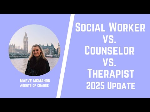 Social Worker vs. Counselor vs. Therapist - Similarities and Differences