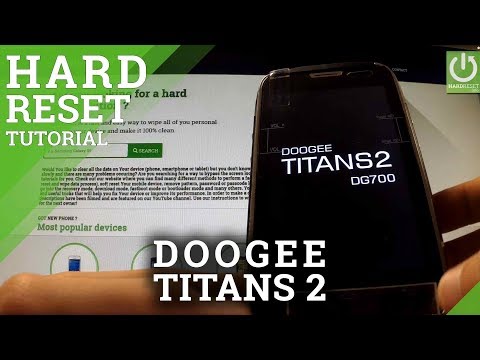 Hard Reset DOOGEE DG700 Titans2 - how to  Factory Reset