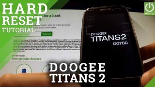 Hard Reset DOOGEE DG700 Titans2 - how to  Factory Reset