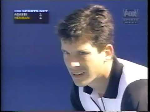 Henman vs Agassi Los Angeles 1998