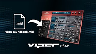 Video thumbnail for How to open Virus soundbanks in Viper by adamszabomusic
