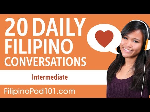 20 Daily Filipino Conversations - Filipino Practice for Intermediate learners