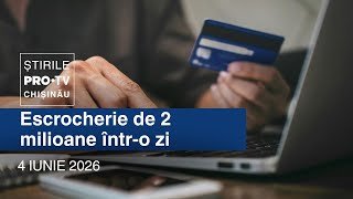 Știrile PRO TV (ORA 20:00) | ESCROCHERIE DE 2 MILIOANE ÎNTR-O ZI | Moldova