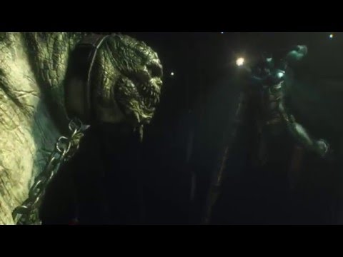 BATMAN ARKHAM KNIGHT Killer Croc Boss Fight