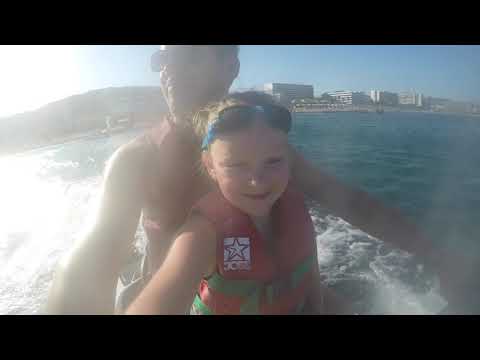 Girls' first ride on a Jet Ski_Rhodes 2018_4k
