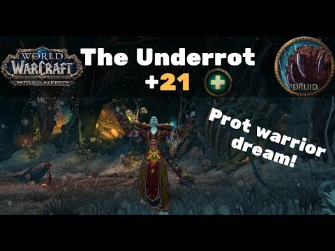 The Underrot +21 Tyrannical - Resto Druid PoV (Zmug)