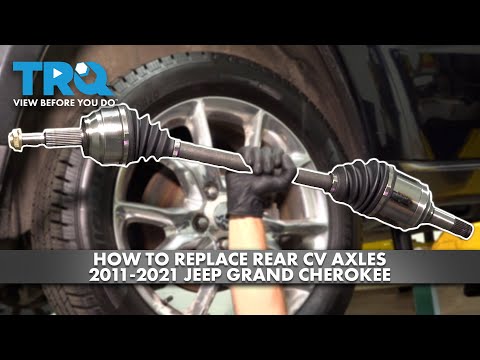 How to Replace Rear CV Axles 2011-2021 Jeep Grand Cherokee