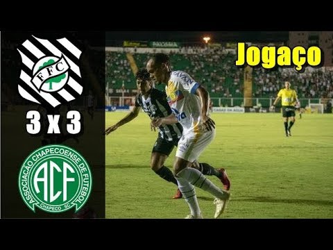 FIGUEIRENSE 3 X 3 CHAPECOENSE• GOLS • MELHORES • MOMENTOS •  (Campeonato-Catarinense) (03/04/19)