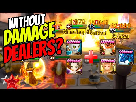 How to Play WITHOUT DAMAGE DEALERS in Summoners War?