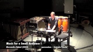 Music for Small Audience, I - Alexandre Babel