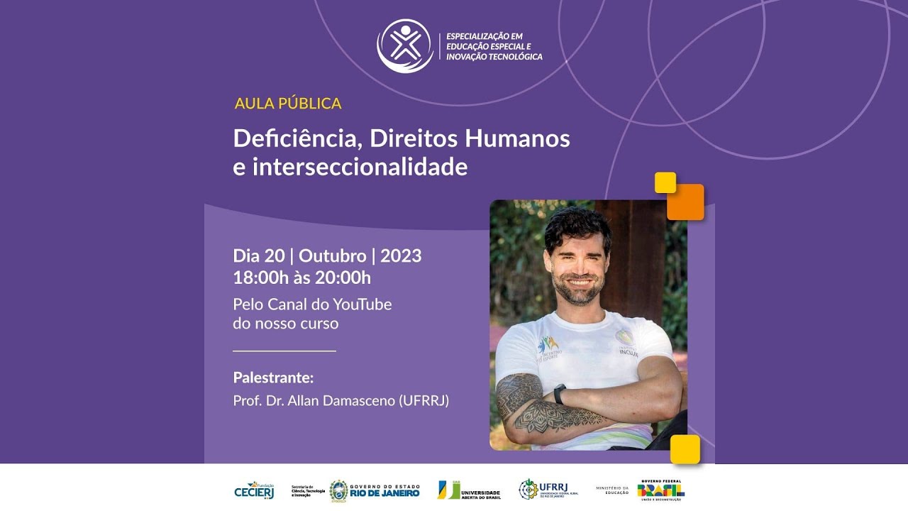 🔵 Deficiência, Direitos Humanos  e interseccionalidade