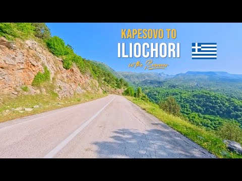 Driving in Greece 🇬🇷 from Kapesovo to Iliochori | Scenic Mountain Road Trip in Zagori, June 2025