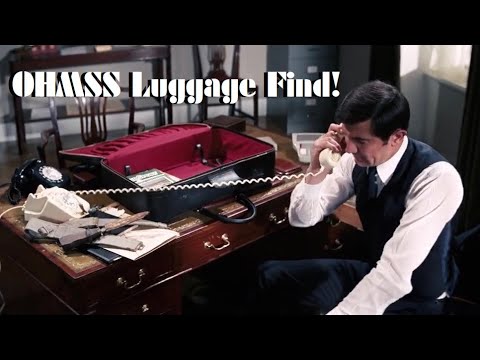 On Her Majesty's Secret Service Luggage Find!