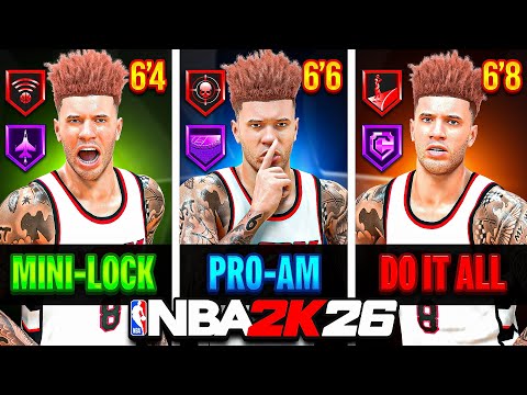 THE TOP 3 SHOOTING GUARD BUILDS IN NBA 2K26!