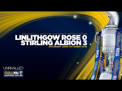 Linlithgow Rose 0-3 Stirling Albion | William Hill Scottish Cup 2016/17 - Round Two