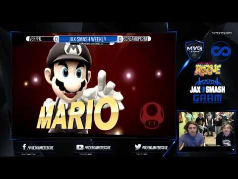 Jax Smash Weekly 3/10/16 - VGR | Fil(Mario) Vs. ScreamoPichu(Cloud) LR5