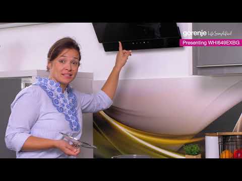 Prie sienos montuojamas garų surinktuvas GORENJE WHI649EXBG video